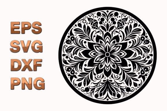 Cross Decorative Floral Silhouette Graphics Review