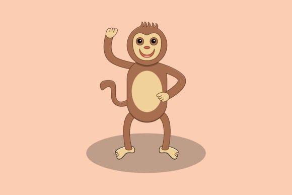 Dancing Monkey Graphics & Illustrations for Crafts