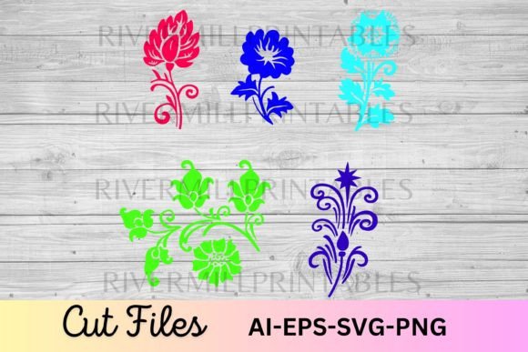 Decorative Floral Ornaments SVG Cut File Review