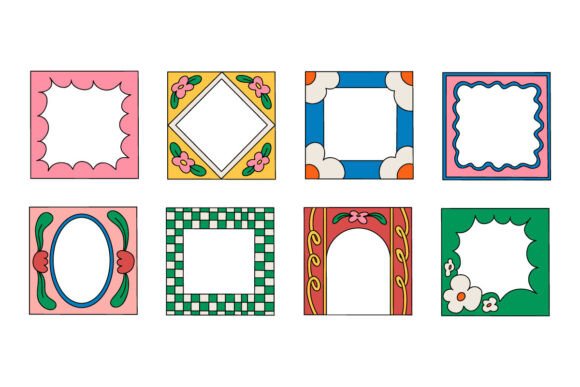 Decorative Frame and Border Design Graphics & Icons