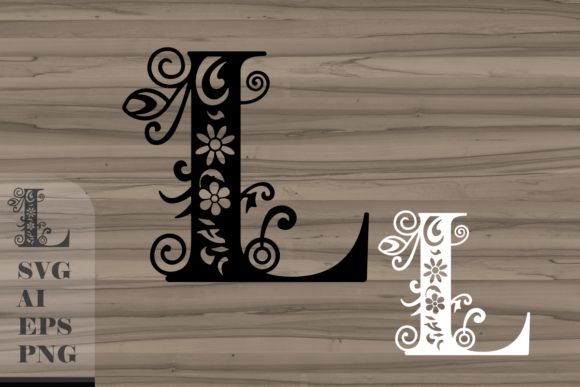 Floral Decorative Letter L: A Designer's Review