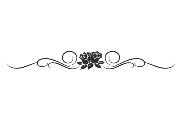 Flourish Header: Vintage Rose Graphics & Crafts