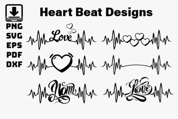 Heart Beat SVG for Crafts & Graphics