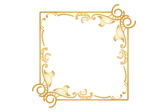 Vintage Insignia Frame: Graphics for Crafts